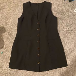 Cider Button down Vest Dress